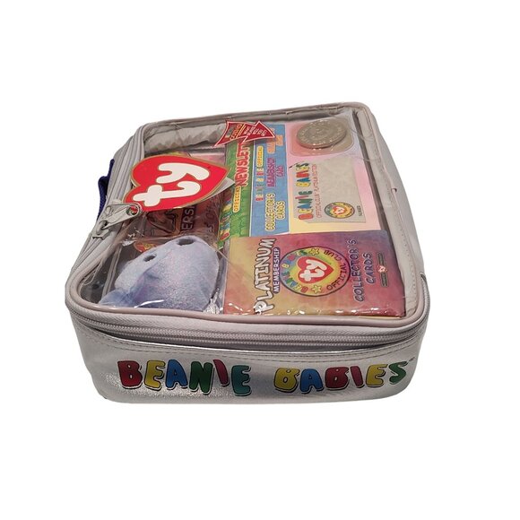 Ty Beanie Babies Official Platinum Edition Collector's Kit With Bear Cards & New - Picture 3 of 9